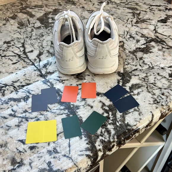 Girls BCG Cheer Shoes W Color Inserts-3 - Picture 2 of 3